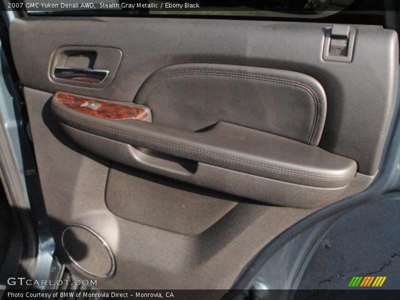 Stealth Gray Metallic / Ebony Black 2007 GMC Yukon Denali AWD