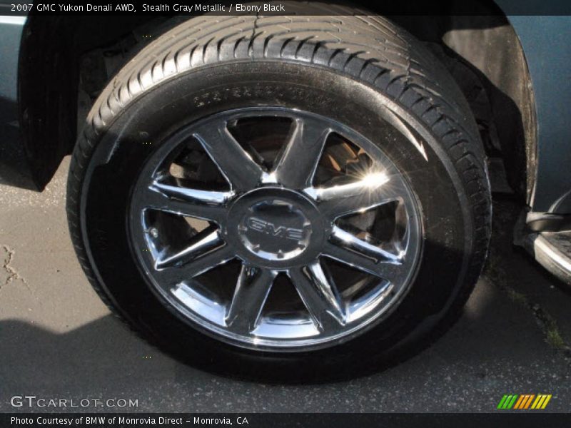 Stealth Gray Metallic / Ebony Black 2007 GMC Yukon Denali AWD