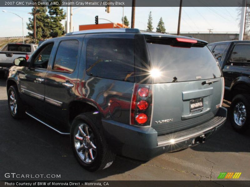 Stealth Gray Metallic / Ebony Black 2007 GMC Yukon Denali AWD