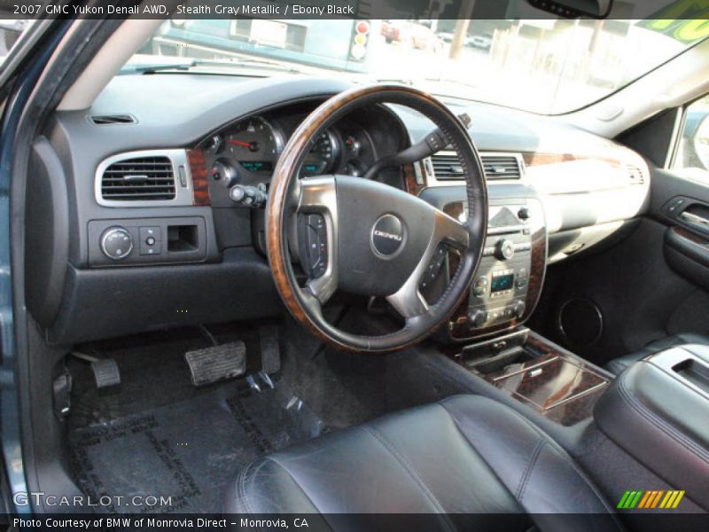 Stealth Gray Metallic / Ebony Black 2007 GMC Yukon Denali AWD