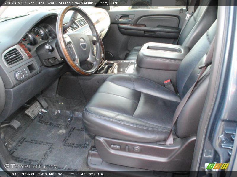 Stealth Gray Metallic / Ebony Black 2007 GMC Yukon Denali AWD