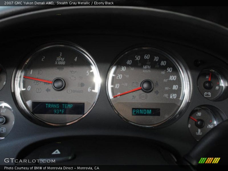 Stealth Gray Metallic / Ebony Black 2007 GMC Yukon Denali AWD