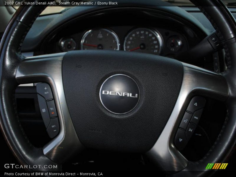 Stealth Gray Metallic / Ebony Black 2007 GMC Yukon Denali AWD