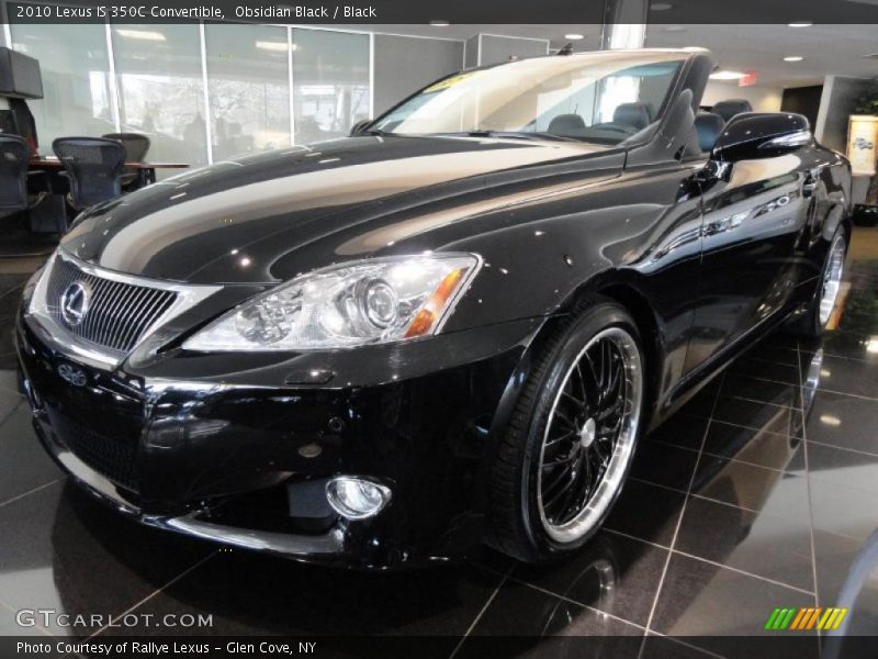 Obsidian Black / Black 2010 Lexus IS 350C Convertible