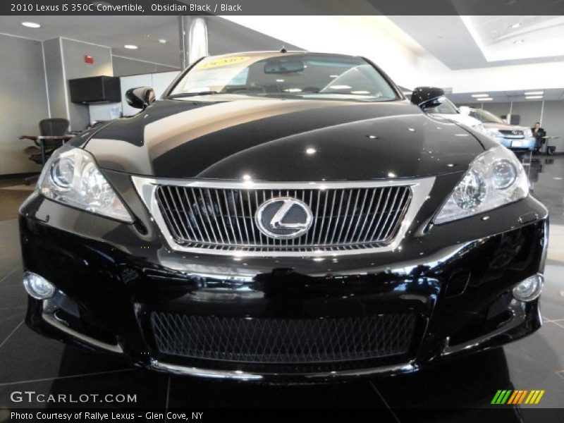 Obsidian Black / Black 2010 Lexus IS 350C Convertible