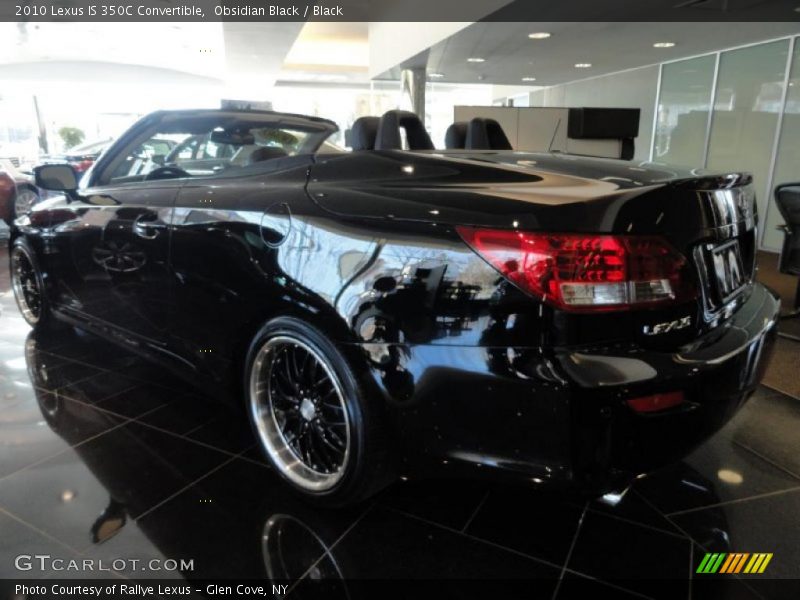 Obsidian Black / Black 2010 Lexus IS 350C Convertible