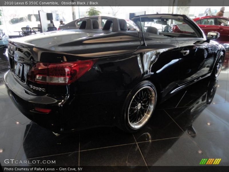 Obsidian Black / Black 2010 Lexus IS 350C Convertible