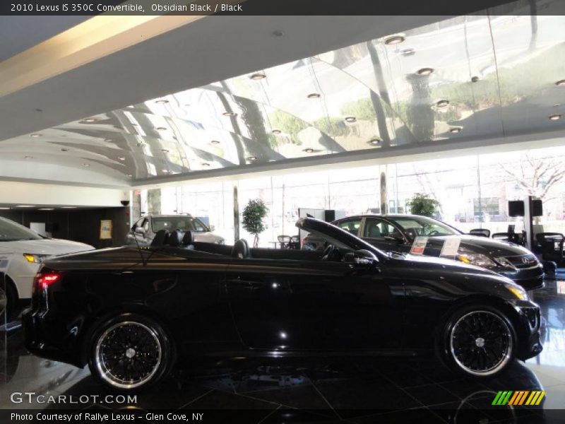 Obsidian Black / Black 2010 Lexus IS 350C Convertible