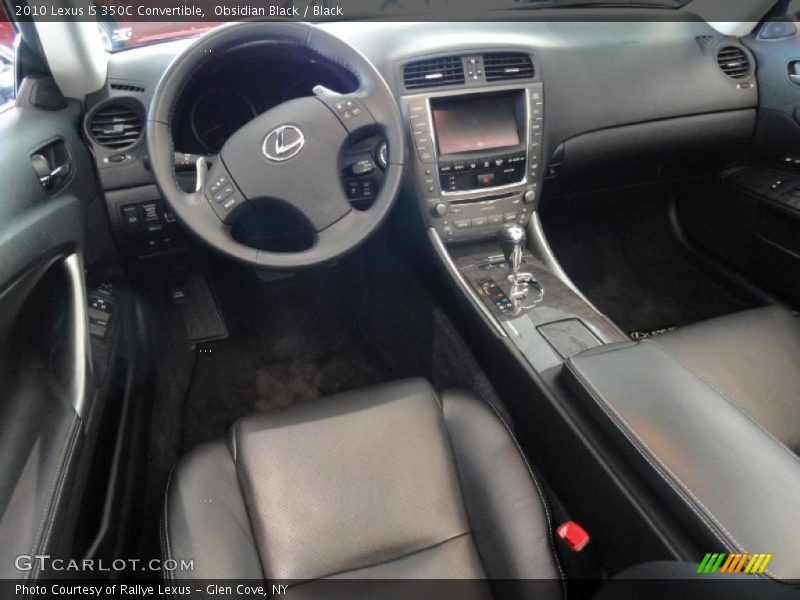  2010 IS 350C Convertible Black Interior