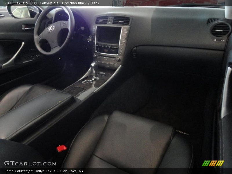 Obsidian Black / Black 2010 Lexus IS 350C Convertible