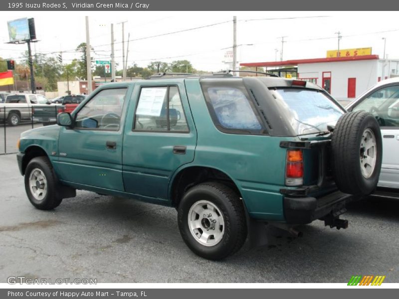 Viridian Green Mica / Gray 1995 Isuzu Rodeo S