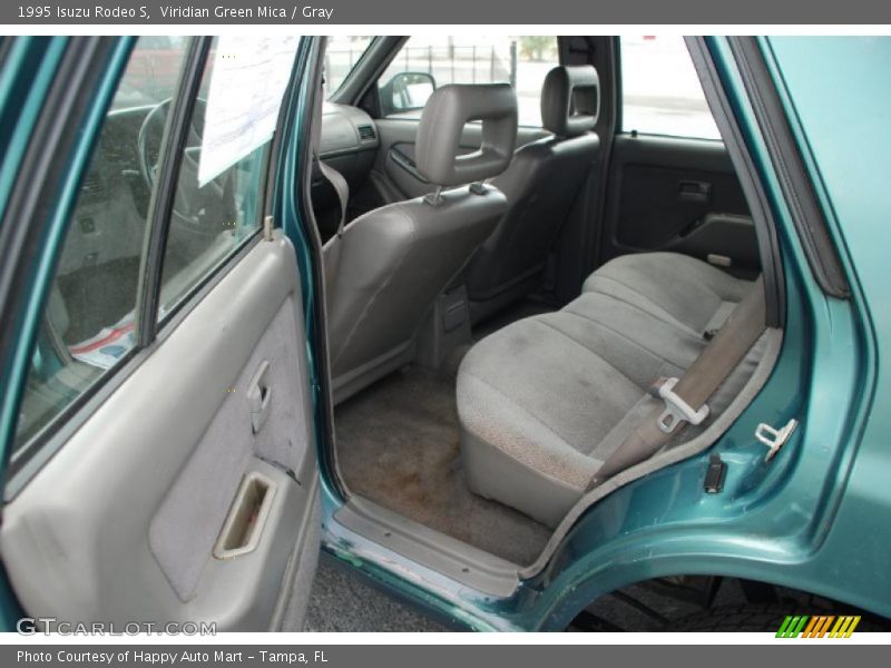 Viridian Green Mica / Gray 1995 Isuzu Rodeo S