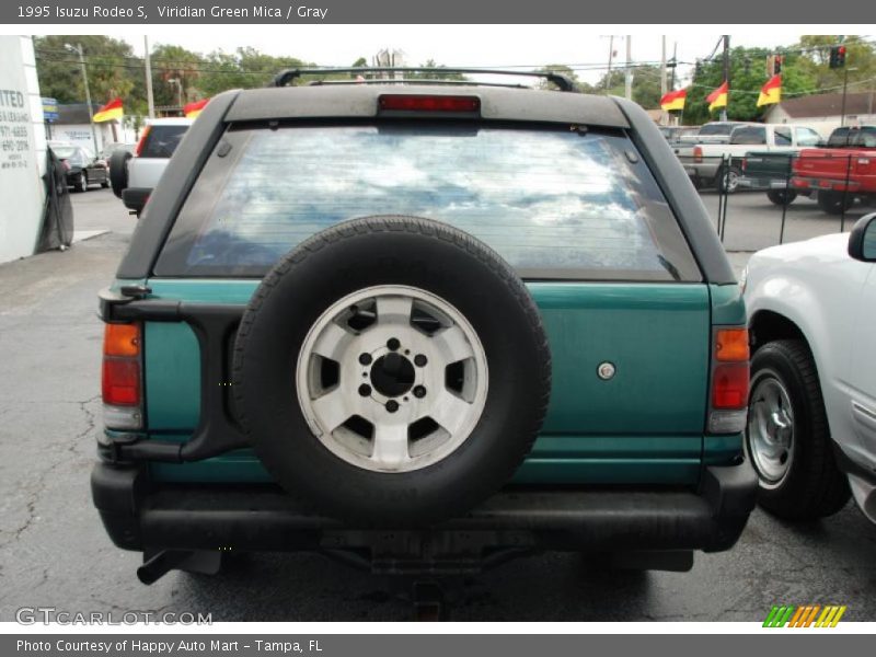 Viridian Green Mica / Gray 1995 Isuzu Rodeo S