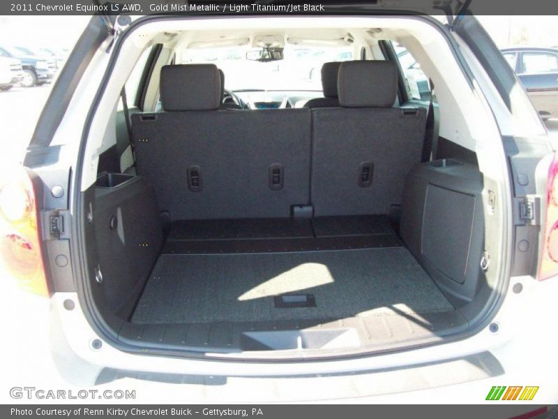 Gold Mist Metallic / Light Titanium/Jet Black 2011 Chevrolet Equinox LS AWD