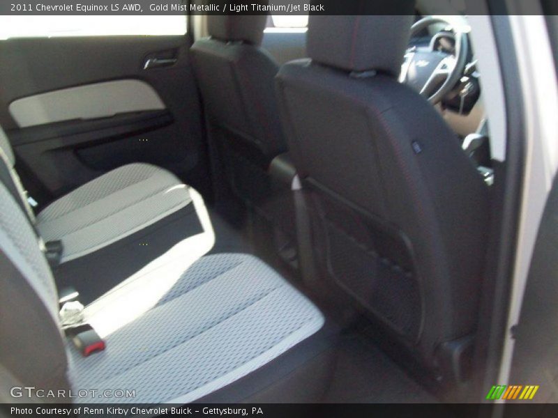 Gold Mist Metallic / Light Titanium/Jet Black 2011 Chevrolet Equinox LS AWD