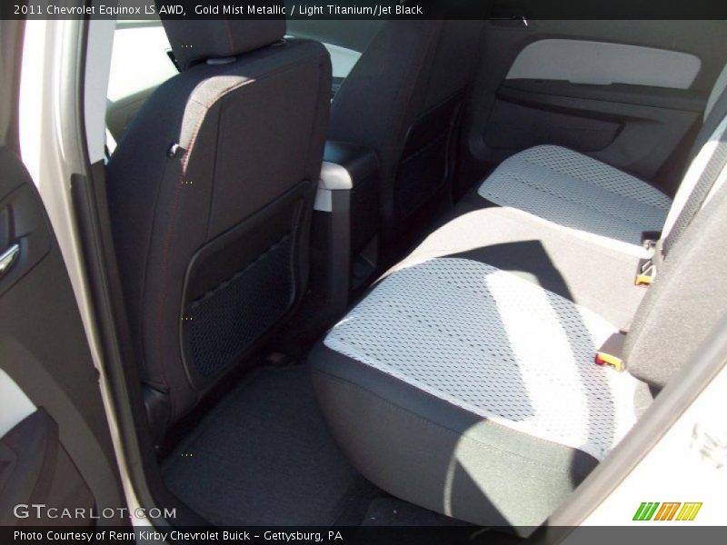 Gold Mist Metallic / Light Titanium/Jet Black 2011 Chevrolet Equinox LS AWD