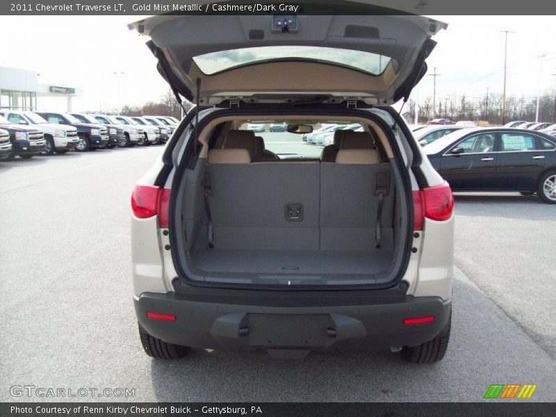 Gold Mist Metallic / Cashmere/Dark Gray 2011 Chevrolet Traverse LT