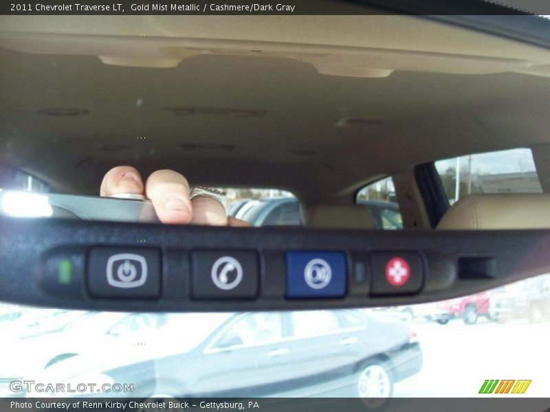 Gold Mist Metallic / Cashmere/Dark Gray 2011 Chevrolet Traverse LT