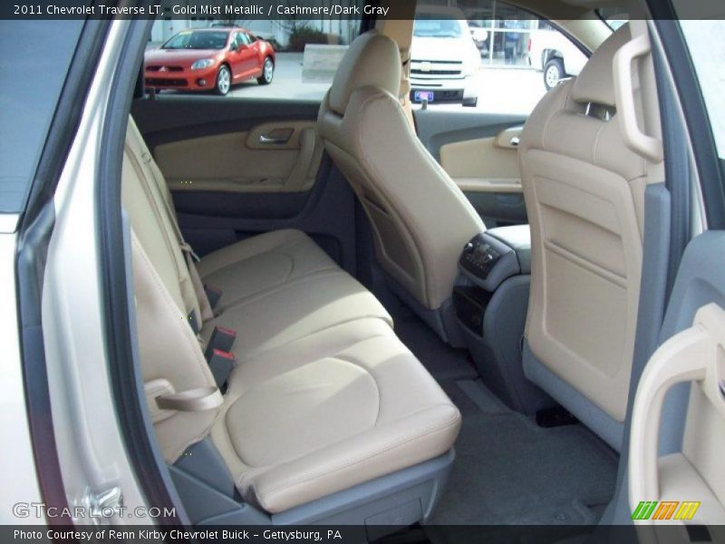Gold Mist Metallic / Cashmere/Dark Gray 2011 Chevrolet Traverse LT