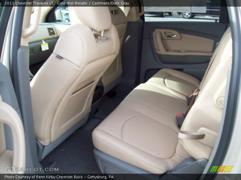 Gold Mist Metallic / Cashmere/Dark Gray 2011 Chevrolet Traverse LT