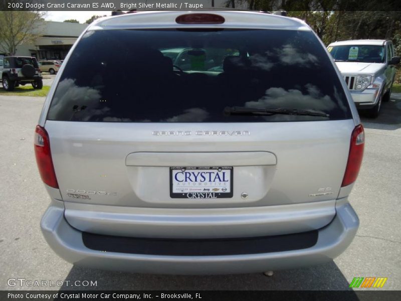 Bright Silver Metallic / Taupe 2002 Dodge Grand Caravan ES AWD