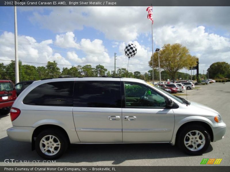 Bright Silver Metallic / Taupe 2002 Dodge Grand Caravan ES AWD