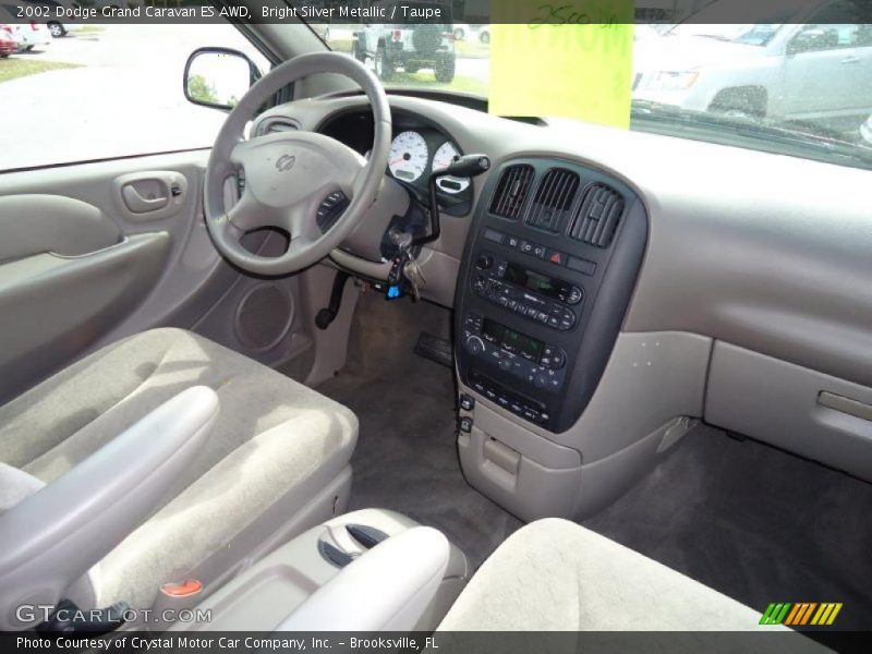 Bright Silver Metallic / Taupe 2002 Dodge Grand Caravan ES AWD