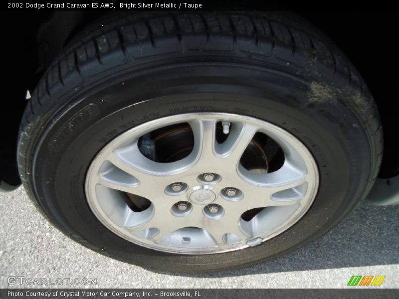 Bright Silver Metallic / Taupe 2002 Dodge Grand Caravan ES AWD