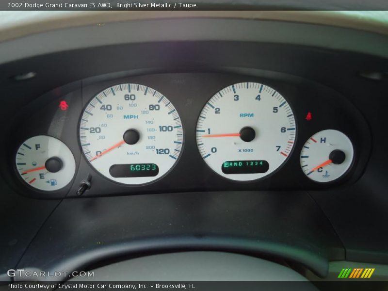  2002 Grand Caravan ES AWD ES AWD Gauges