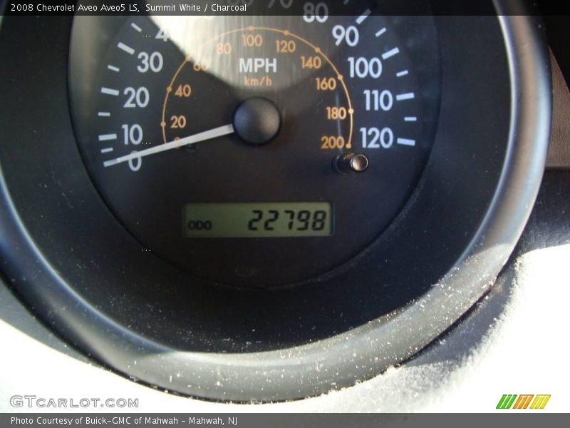 Summit White / Charcoal 2008 Chevrolet Aveo Aveo5 LS