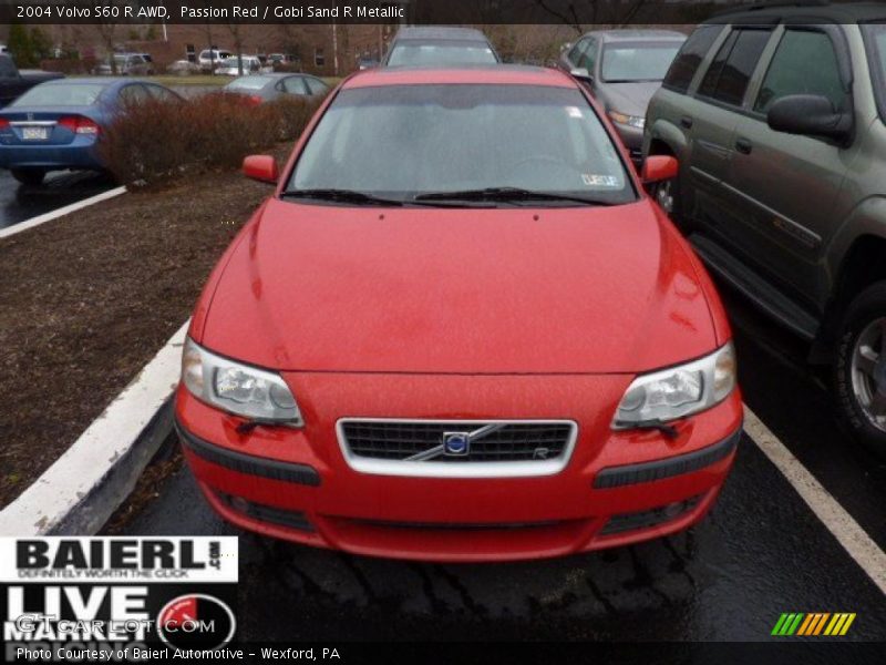 Passion Red / Gobi Sand R Metallic 2004 Volvo S60 R AWD