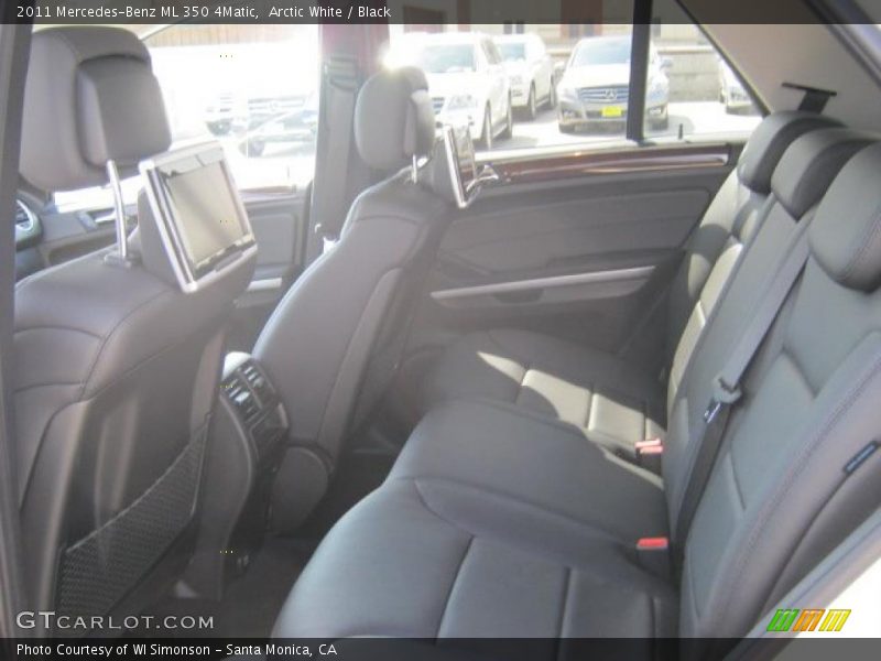 Arctic White / Black 2011 Mercedes-Benz ML 350 4Matic