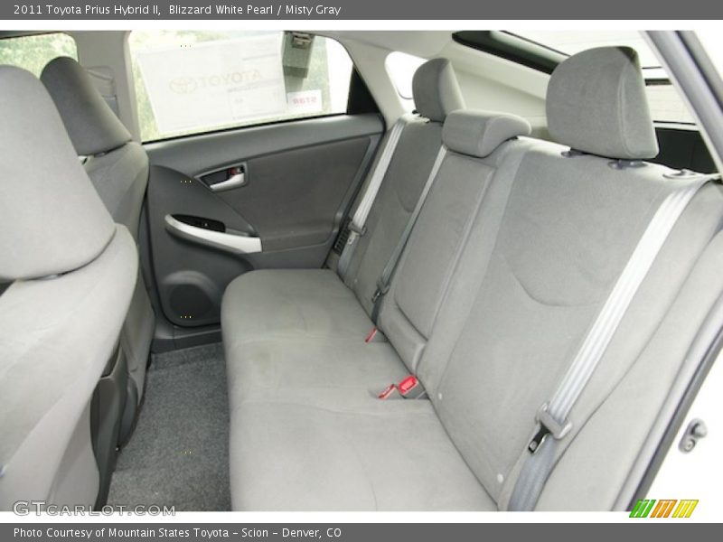  2011 Prius Hybrid II Misty Gray Interior