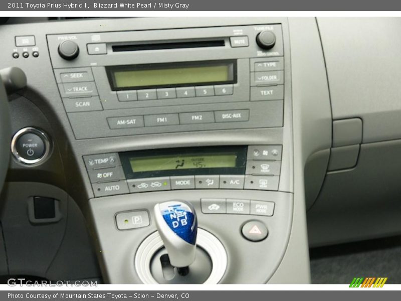 Controls of 2011 Prius Hybrid II