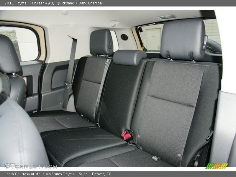  2011 FJ Cruiser 4WD Dark Charcoal Interior