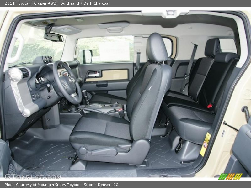  2011 FJ Cruiser 4WD Dark Charcoal Interior