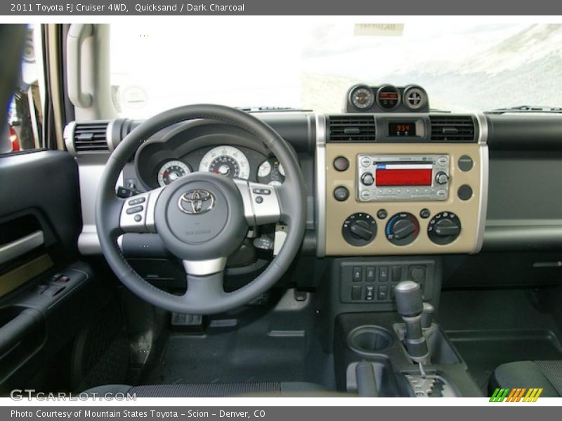 Dashboard of 2011 FJ Cruiser 4WD