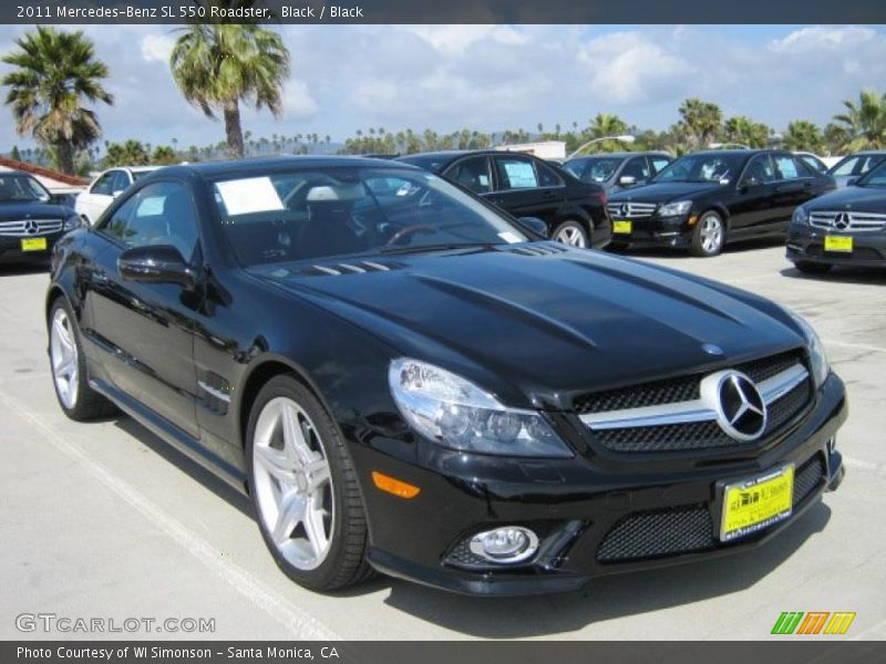 Front 3/4 View of 2011 SL 550 Roadster