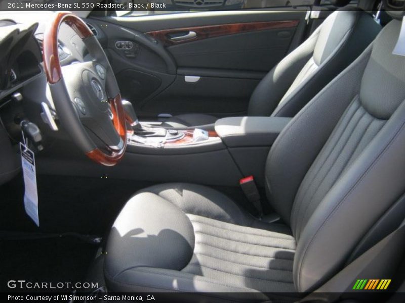  2011 SL 550 Roadster Black Interior