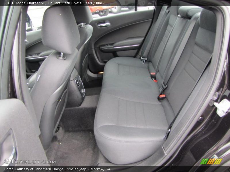 Brilliant Black Crystal Pearl / Black 2011 Dodge Charger SE