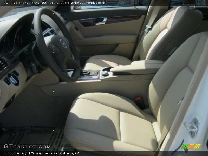 Arctic White / Almond/Mocha 2011 Mercedes-Benz C 300 Luxury