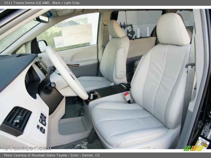  2011 Sienna XLE AWD Light Gray Interior