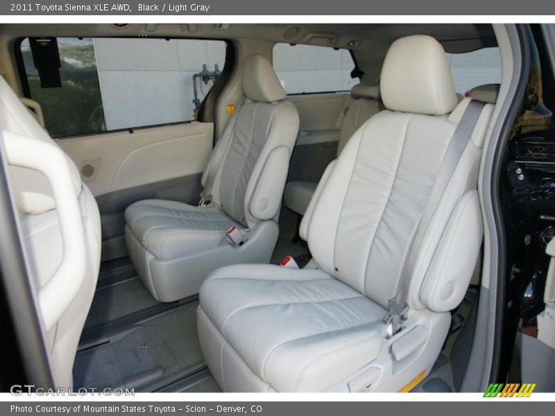  2011 Sienna XLE AWD Light Gray Interior