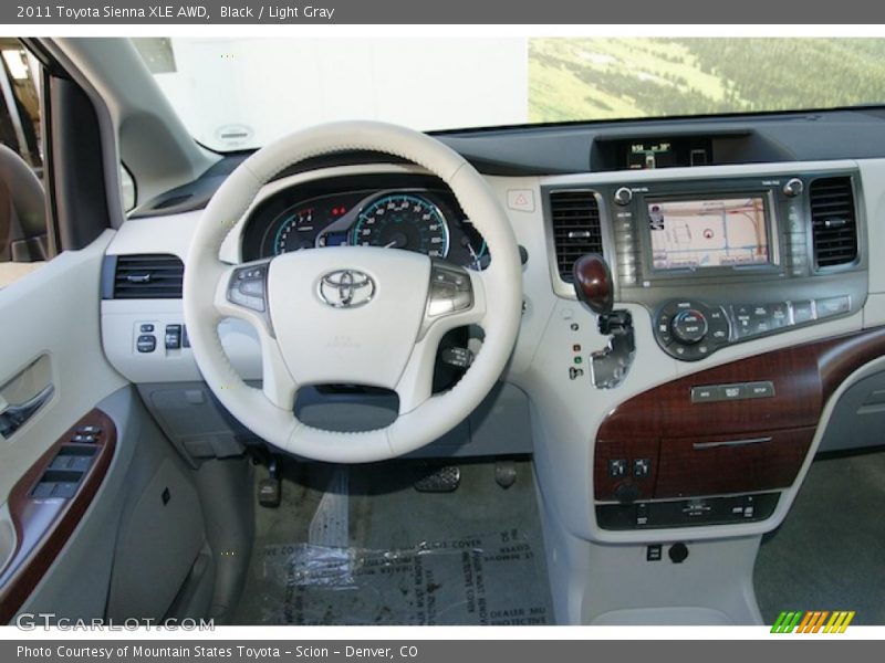 Dashboard of 2011 Sienna XLE AWD