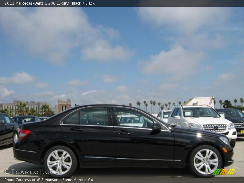 Black / Black 2011 Mercedes-Benz C 300 Luxury