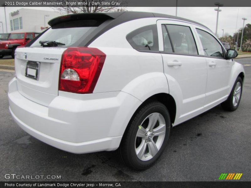 Bright White / Dark Slate Gray 2011 Dodge Caliber Mainstreet