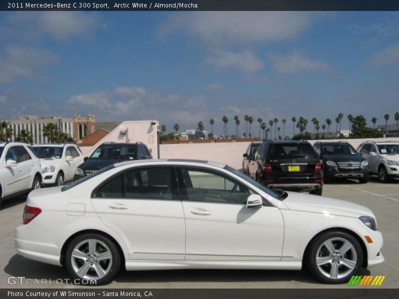 Arctic White / Almond/Mocha 2011 Mercedes-Benz C 300 Sport