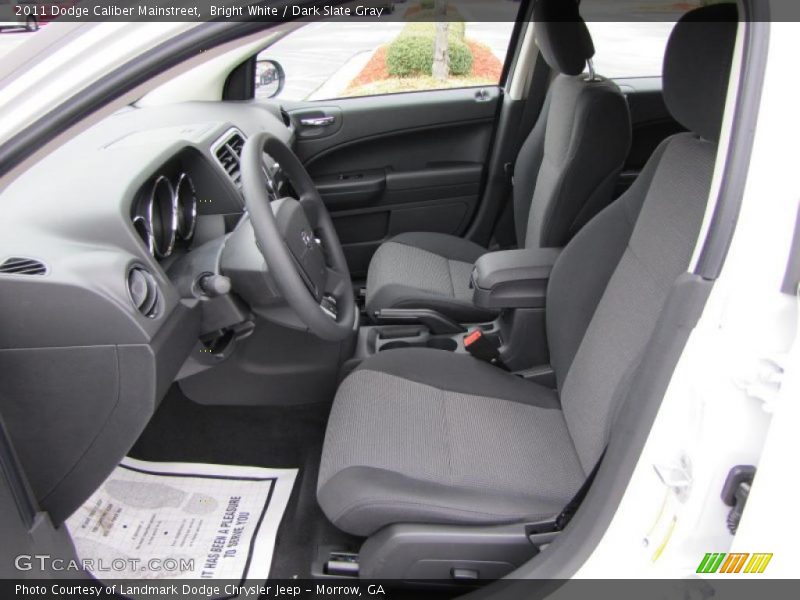 Bright White / Dark Slate Gray 2011 Dodge Caliber Mainstreet