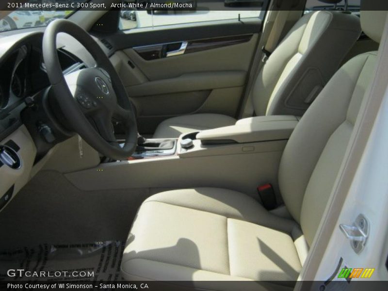 Arctic White / Almond/Mocha 2011 Mercedes-Benz C 300 Sport