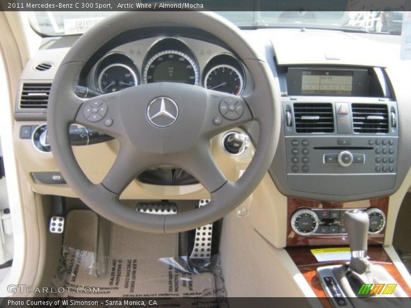 Arctic White / Almond/Mocha 2011 Mercedes-Benz C 300 Sport